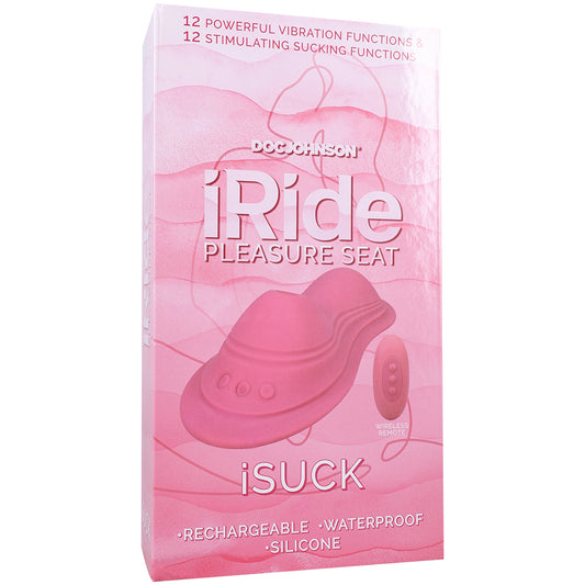 iRide Pleasure Seat iSuck Dusty Pink | 782421091361 | Available at EroticWarehouse.com