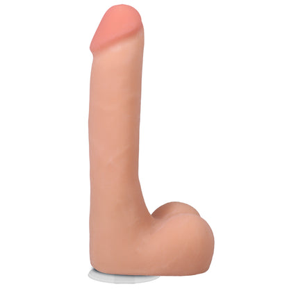 The Realistic Cock Ultraskyn 9" With Balls Vanilla | 782421091552 | Available at EroticWarehouse.com