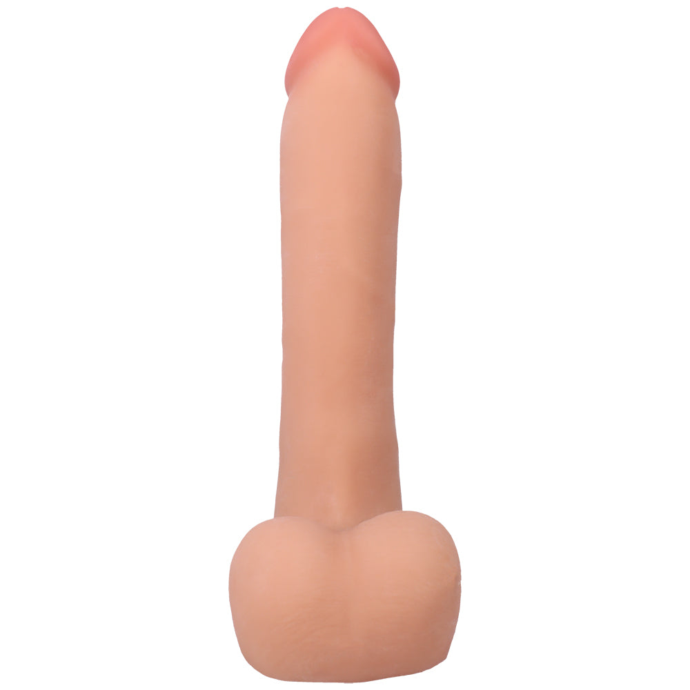 The Realistic Cock Ultraskyn 9" With Balls Vanilla | 782421091552 | Available at EroticWarehouse.com