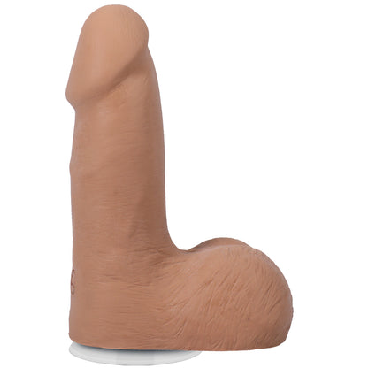The Realistic Cock Ultraskyn 5" With Balls Caramel | 782421091590 | Available at EroticWarehouse.com