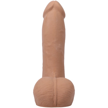 The Realistic Cock Ultraskyn 7" With Balls Caramel | 782421091606 | Available at EroticWarehouse.com
