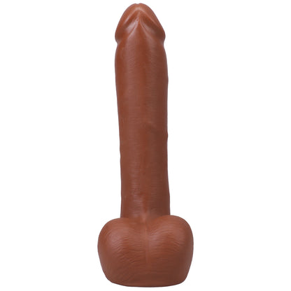 The Realistic Cock Ultraskyn 9" With Balls Caramel | 782421091613 | Available at EroticWarehouse.com