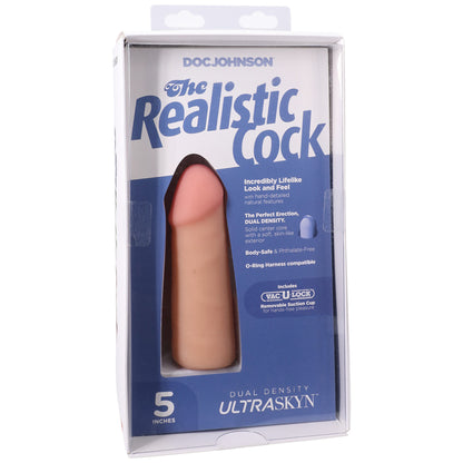 The Realistic Cock Ultraskyn 5" Vanilla | 782421091620 | Available at EroticWarehouse.com