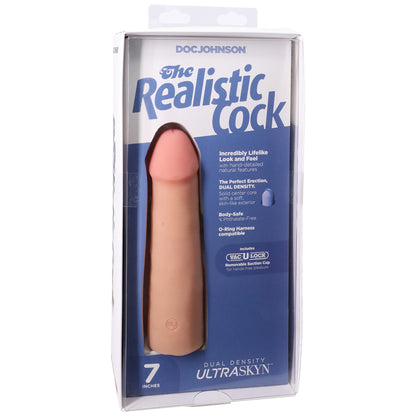 The Realistic Cock Ultraskyn 7" Vanilla | 782421091637 | Available at EroticWarehouse.com