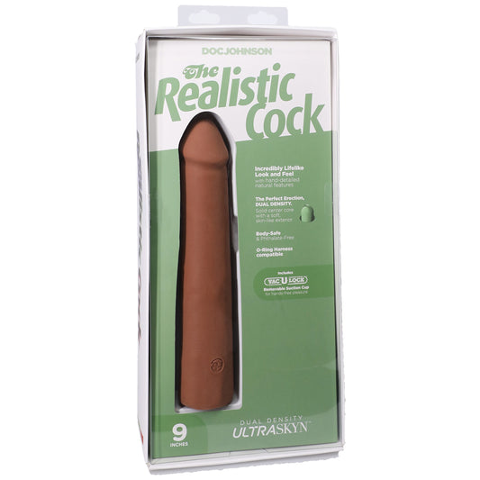 The Realistic Cock Ultraskyn 9" Caramel | 782421091705 | Available at EroticWarehouse.com