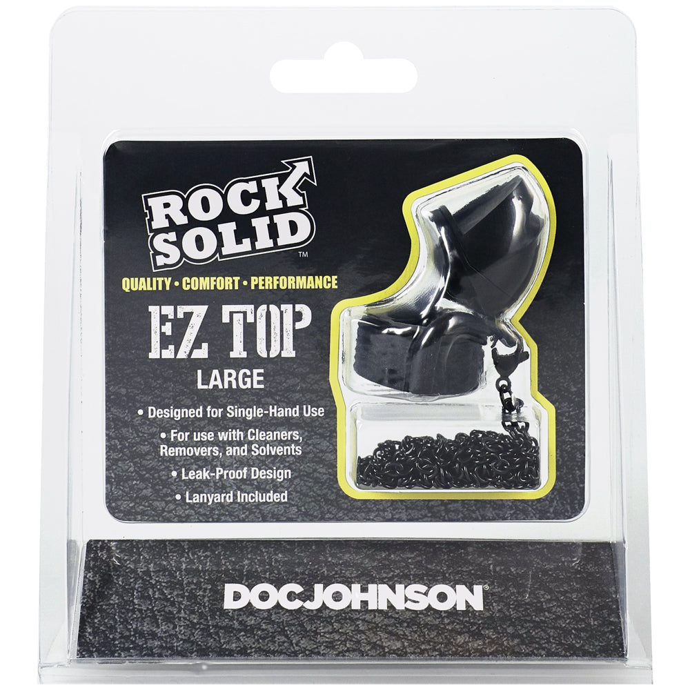 Rock Solid EZ Top Large Black | 782421091750 | Available at EroticWarehouse.com