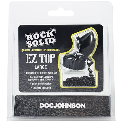 Rock Solid EZ Top Large Black | 782421091750 | Available at EroticWarehouse.com