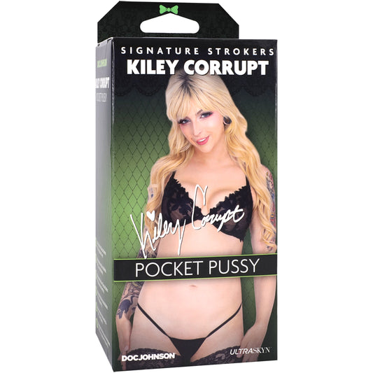Signature Strokers Kiley Corrupt Ultraskyn Pocket Pussy Vanilla | 782421091859 | Available at EroticWarehouse.com