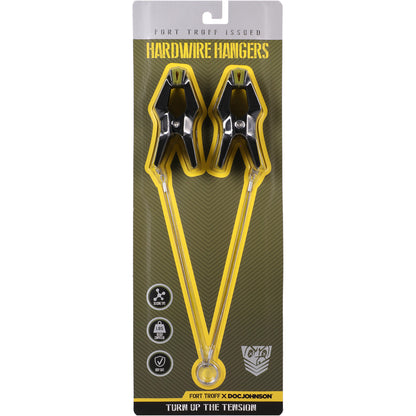 Fort Troff Hardwire Hangers Black | 782421093228 | Available at EroticWarehouse.com