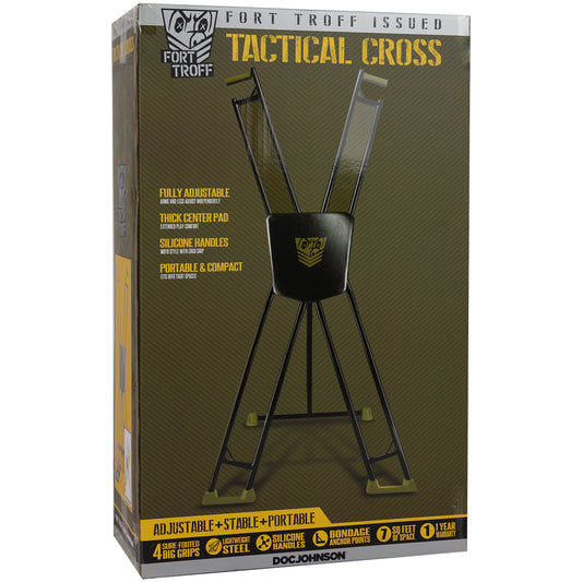 Fort Troff Tactical Cross Black/Green | 782421093266 | Available at EroticWarehouse.com