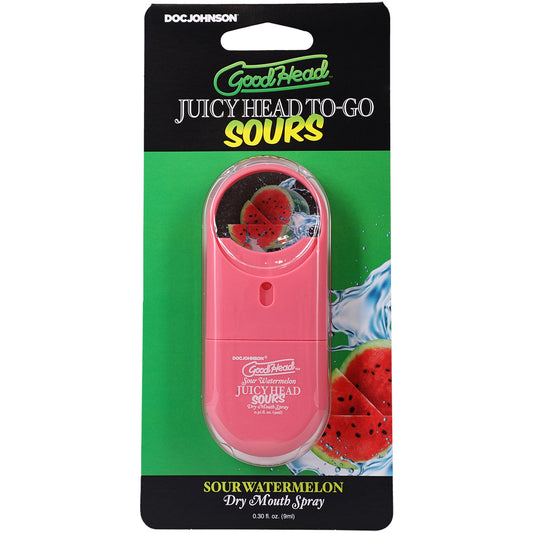 Goodhead Juicy Head Dry Mouth Spray To-Go Sour Watermelon 0.30 oz. | 782421093464 | Available at EroticWarehouse.com