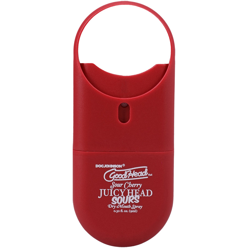 Goodhead Juicy Head Dry Mouth Spray To-Go Sour Cherry 0.30 oz. | 782421093495 | Available at EroticWarehouse.com