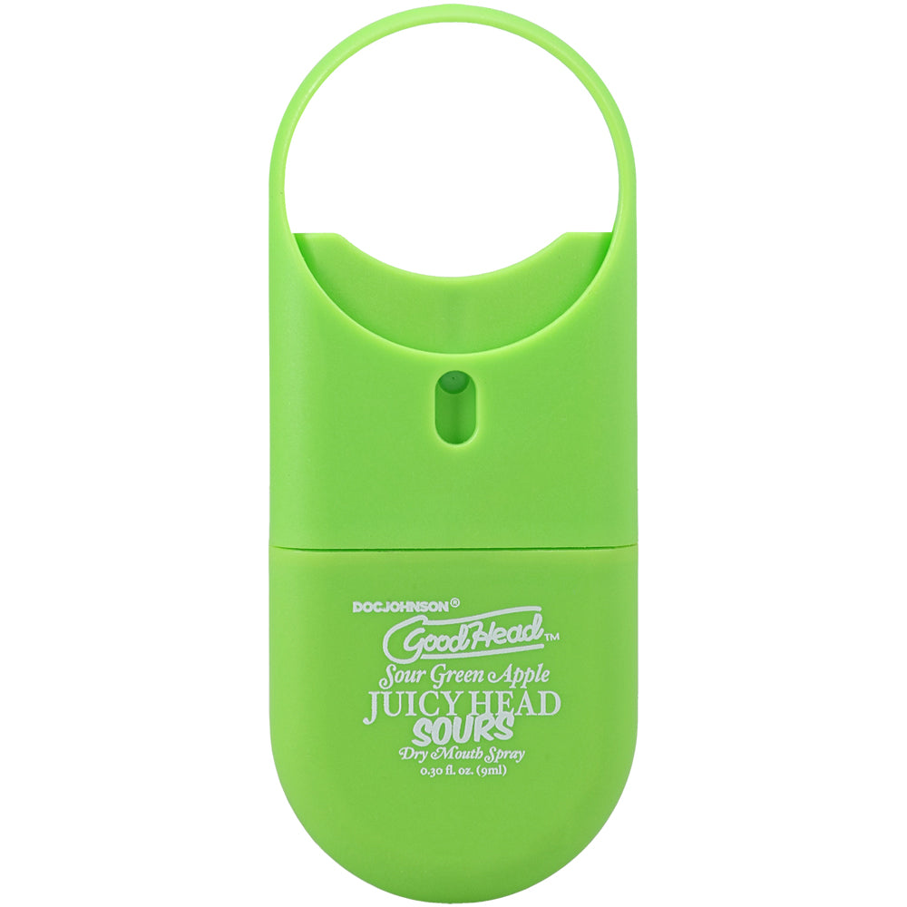 Goodhead Juicy Head Dry Mouth Spray To-Go Sour Green Apple 0.30 oz. | 782421093501 | Available at EroticWarehouse.com