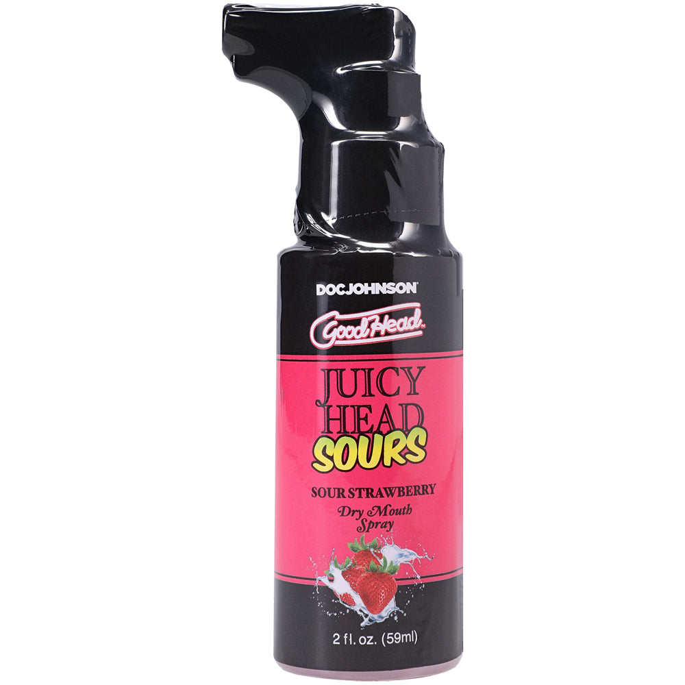 Goodhead Juicy Head Dry Mouth Spray Sour Strawberry 2 oz. | 782421093624 | Available at EroticWarehouse.com