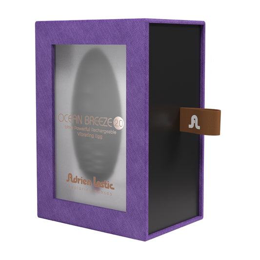 Adrien Lastic Ocean Breeze 2.0 Ultra Powerful Vibrating Egg Black | 782421093679 | Available at EroticWarehouse.com