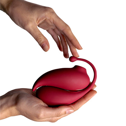 Adrien Lastic Inspiration App Controlled Clitoral Suction Vibrating Egg Wine | 782421093693 | Available at EroticWarehouse.com