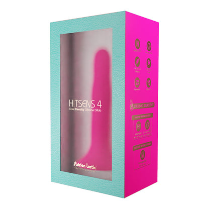 Adrien Lastic Hitsens 4 Dual Density Silicone Dildo Pink | 782421093785 | Available at EroticWarehouse.com