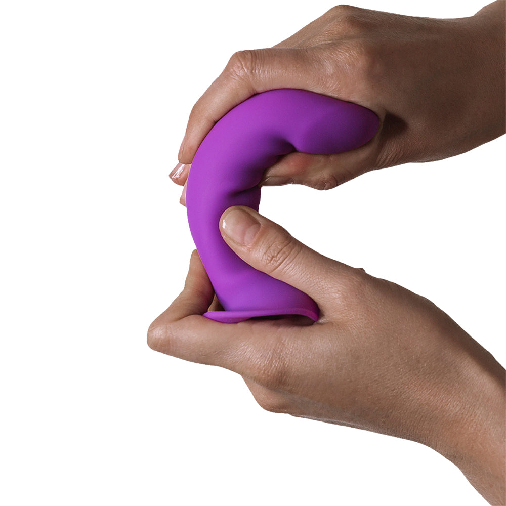 Adrien Lastic Hitsens 6 Dual Density Silicone Dildo Purple | 782421093792 | Available at EroticWarehouse.com