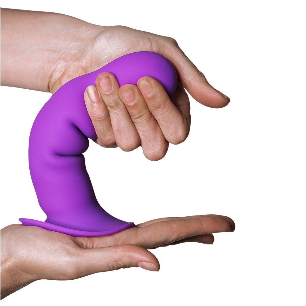 Adrien Lastic Hitsens 3 Vibe Dual Density Silicone Dildo Purple | 782421093815 | Available at EroticWarehouse.com