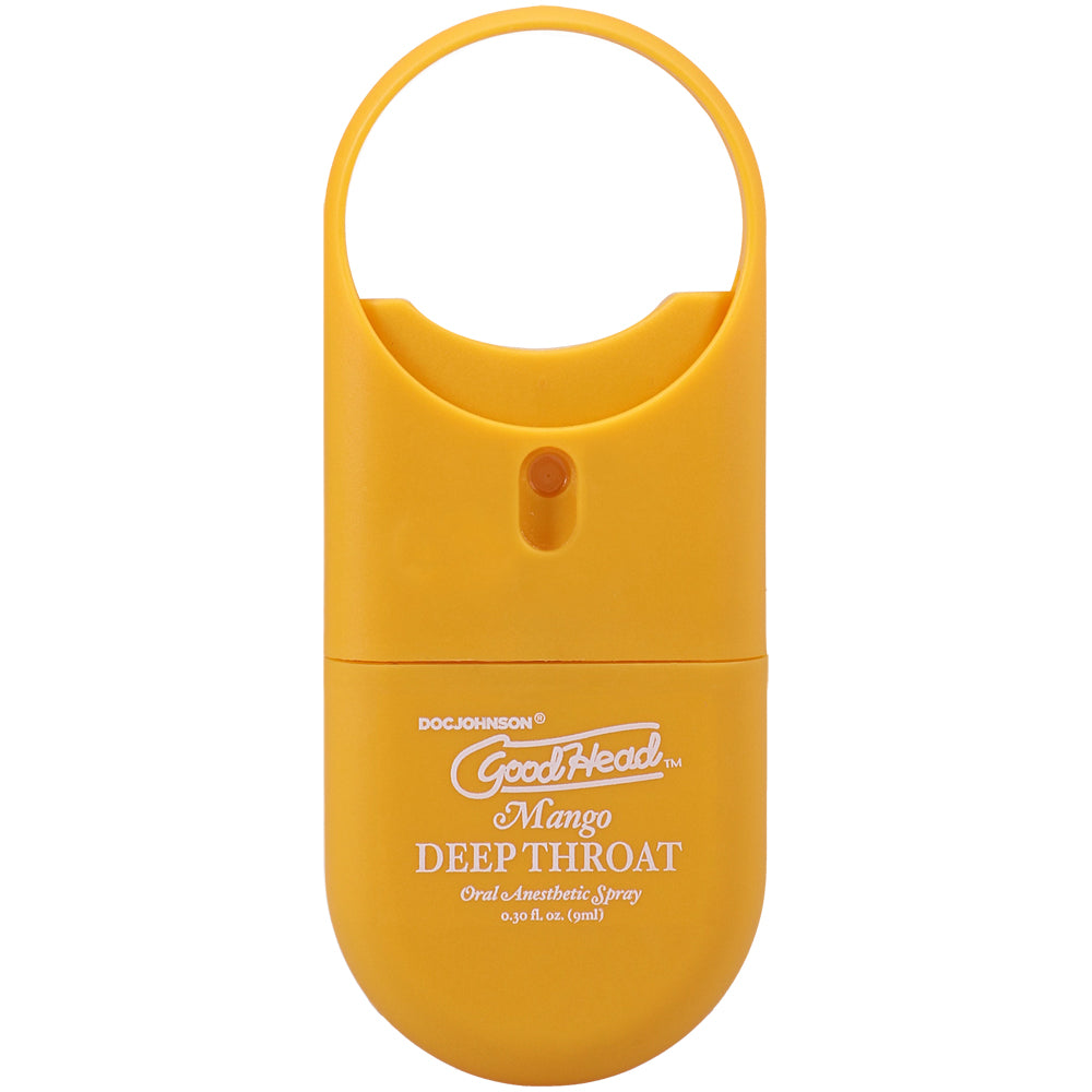 Goodhead Deep Throat Spray To-Go Mango .30 oz. | 782421094492 | Available at EroticWarehouse.com