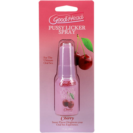 Goodhead Pussy Licker Spray Cherry 1 oz. | 782421094836 | Available at EroticWarehouse.com