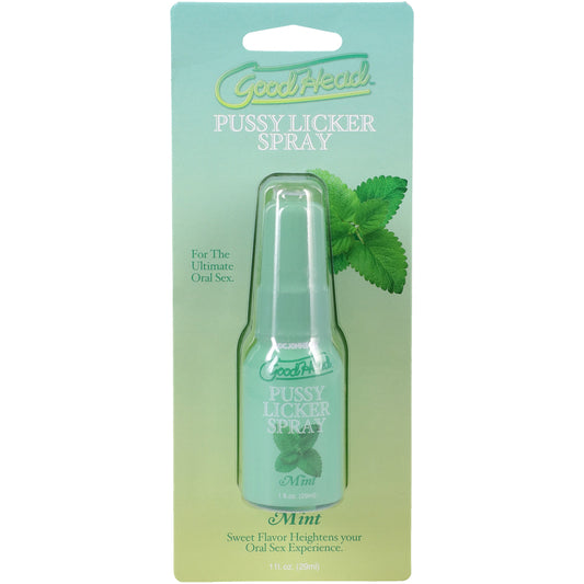 Goodhead Pussy Licker Spray Mint 1 oz. | 782421094843 | Available at EroticWarehouse.com