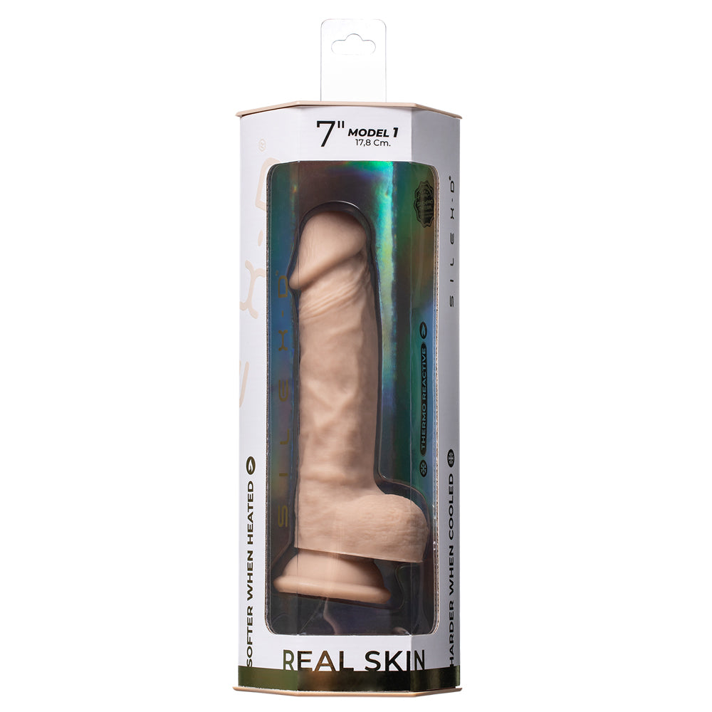 Silex-D Real Skin Model 1 7" Vanilla | 782421095116 | Available at EroticWarehouse.com