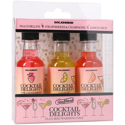 Goodhead Cocktail Delights 3pk 2 oz. | 782421095192 | Available at EroticWarehouse.com
