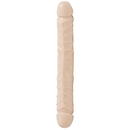 Jr. Veined Double Header - 12" White | 782421103903 | Available at EroticWarehouse.com