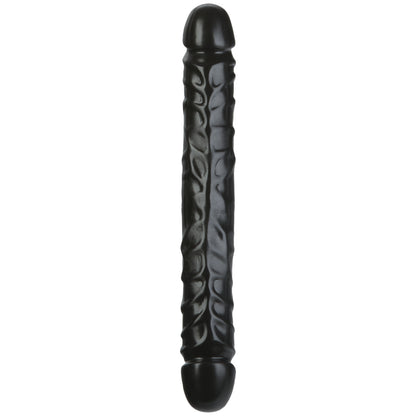 Jr. Veined Double Header - 12" Black | 782421104504 | Available at EroticWarehouse.com