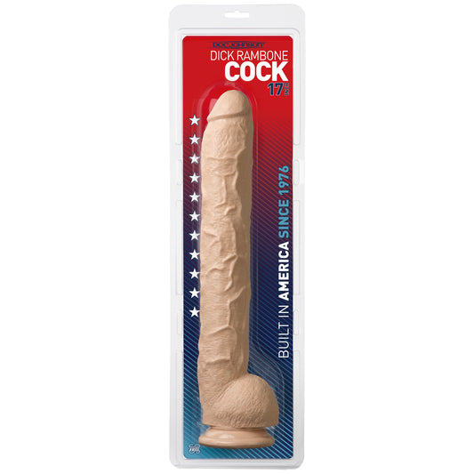 Dick Rambone Cock - 17" White | 782421118808 | Available at EroticWarehouse.com
