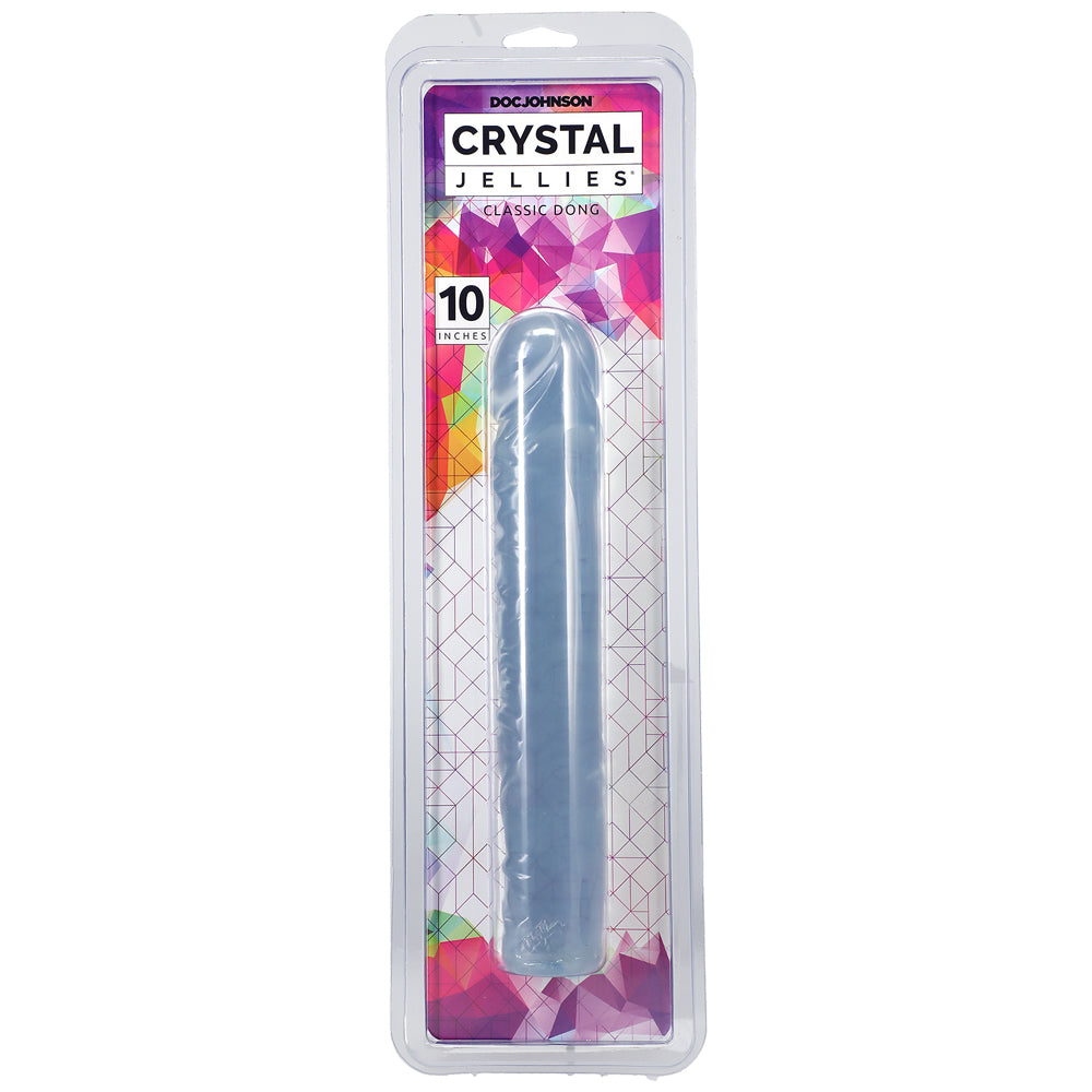 Crystal Jellies - 10" Classic Dong Clear | 782421123703 | Available at EroticWarehouse.com