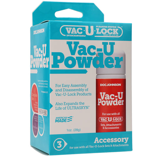 Vac-U-Lock - Vac-U Powder White | 782421156800 | Available at EroticWarehouse.com