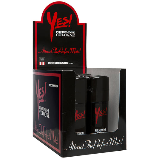 Yes! - Pheromone Cologne - Display Of 12 | 782421234706 | Available at EroticWarehouse.com