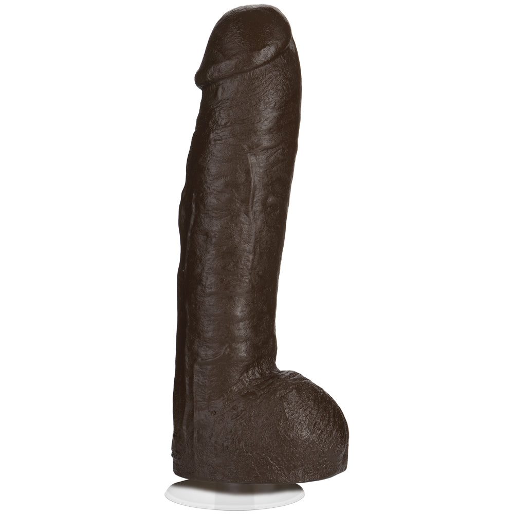Signature Cocks Bam Huge 13" Realistic Cock with Removable Vac-U-Lock Suction Cup Chocolate | 782421436001 | Available at EroticWarehouse.com