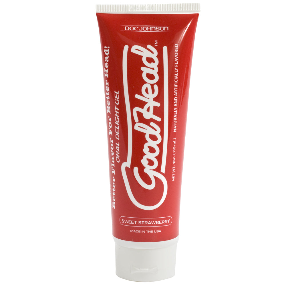 Goodhead - Oral Delight Gel - Sweet Strawberry | 782421501600 | Available at EroticWarehouse.com