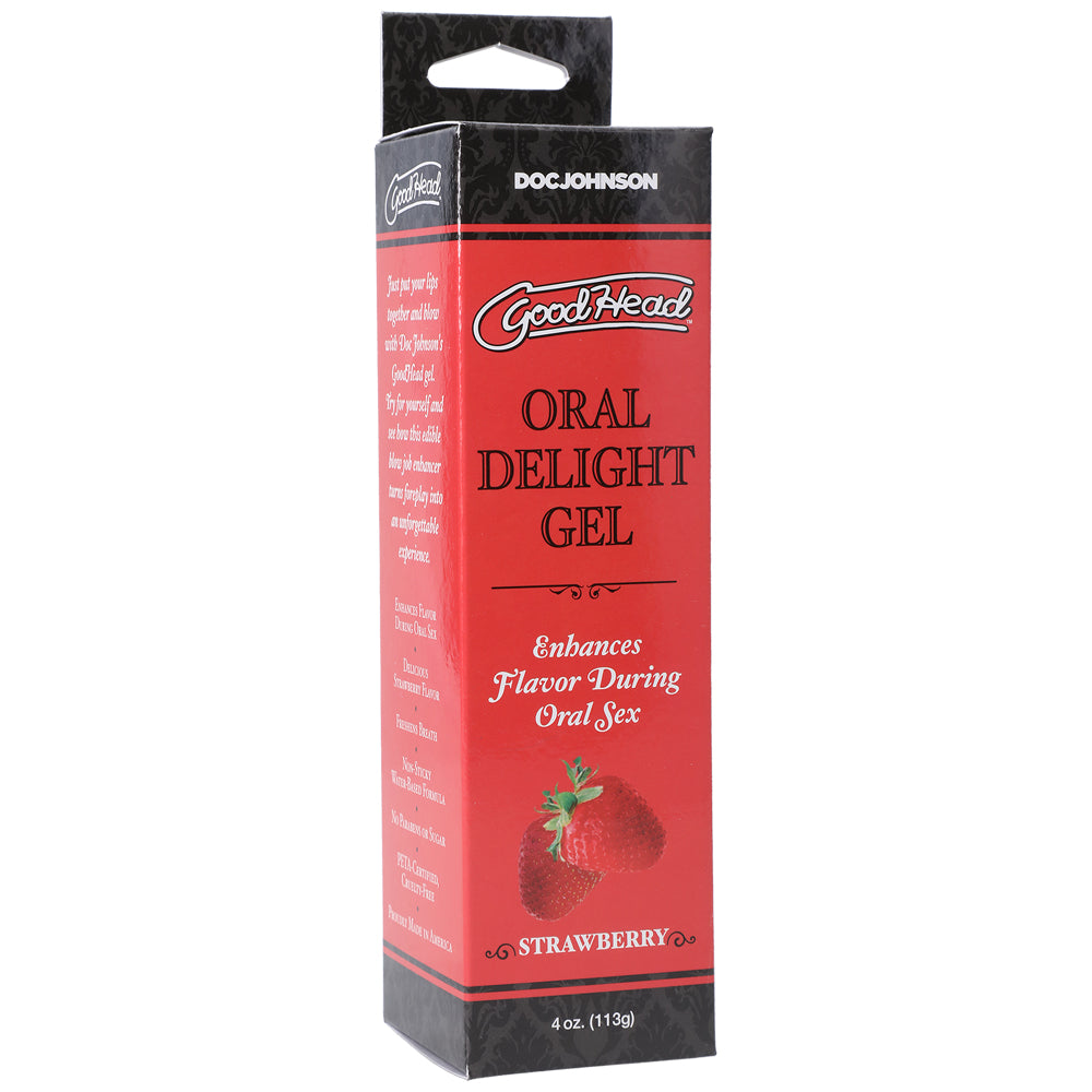 Goodhead - Oral Delight Gel - Sweet Strawberry | 782421501600 | Available at EroticWarehouse.com