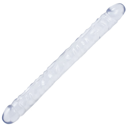 Crystal Jellies - 18" Double Dong Clear | 782421516406 | Available at EroticWarehouse.com