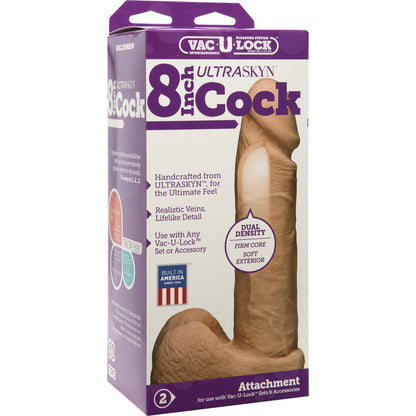 Vac-U-Lock - 8" ULTRASKYN Cock - Vanilla | 782421522407 | Available at EroticWarehouse.com