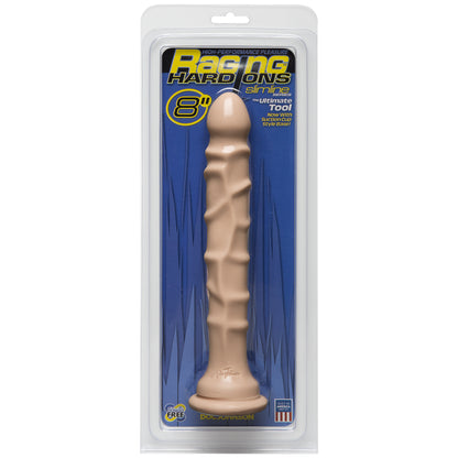 Raging Hard-Ons - Slimline With Suction Cup - 8" Dong White | 782421555207 | Available at EroticWarehouse.com
