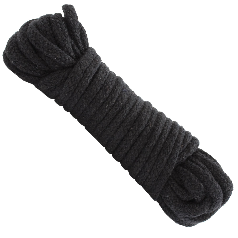 Japanese Style Bondage Rope Black | 782421566203 | Available at EroticWarehouse.com