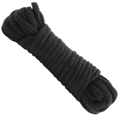 Japanese Style Bondage Rope Black | 782421566203 | Available at EroticWarehouse.com