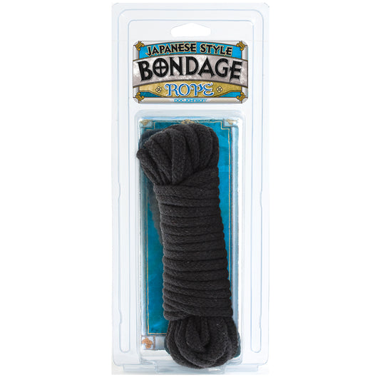 Japanese Style Bondage Rope Black | 782421566203 | Available at EroticWarehouse.com
