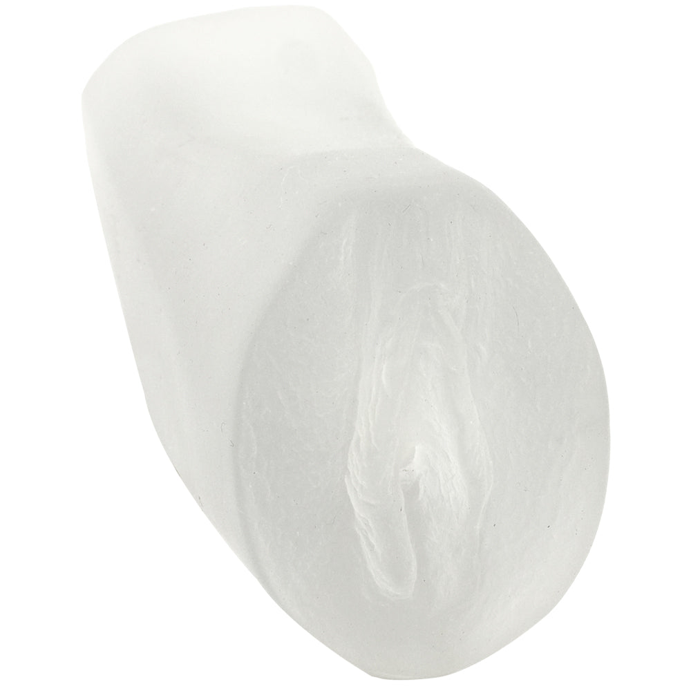 Palm Pal - ULTRASKYN - Pussy - Frosted Clear - Clear | 782421606114 | Available at EroticWarehouse.com