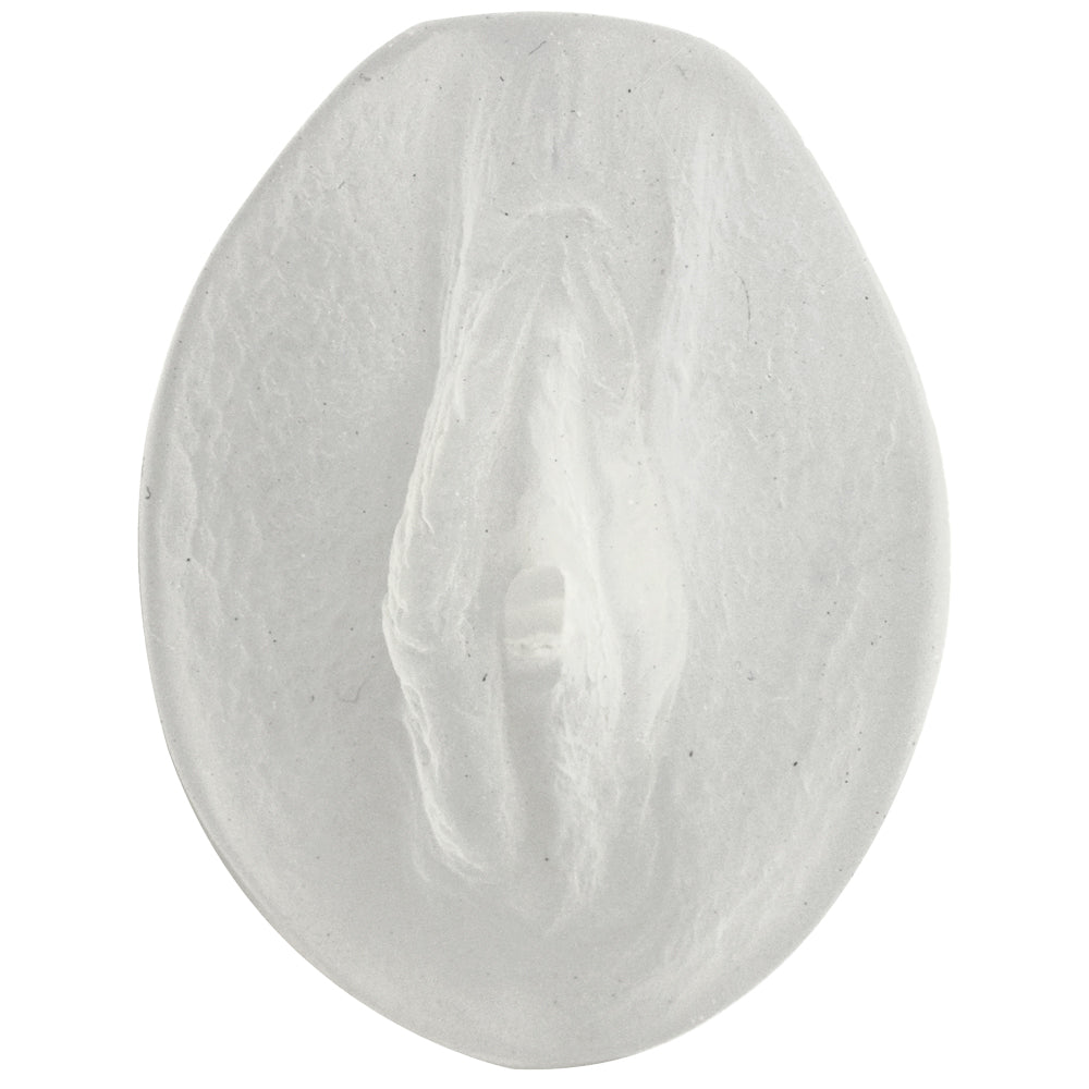Palm Pal - ULTRASKYN - Pussy - Frosted Clear - Clear | 782421606114 | Available at EroticWarehouse.com