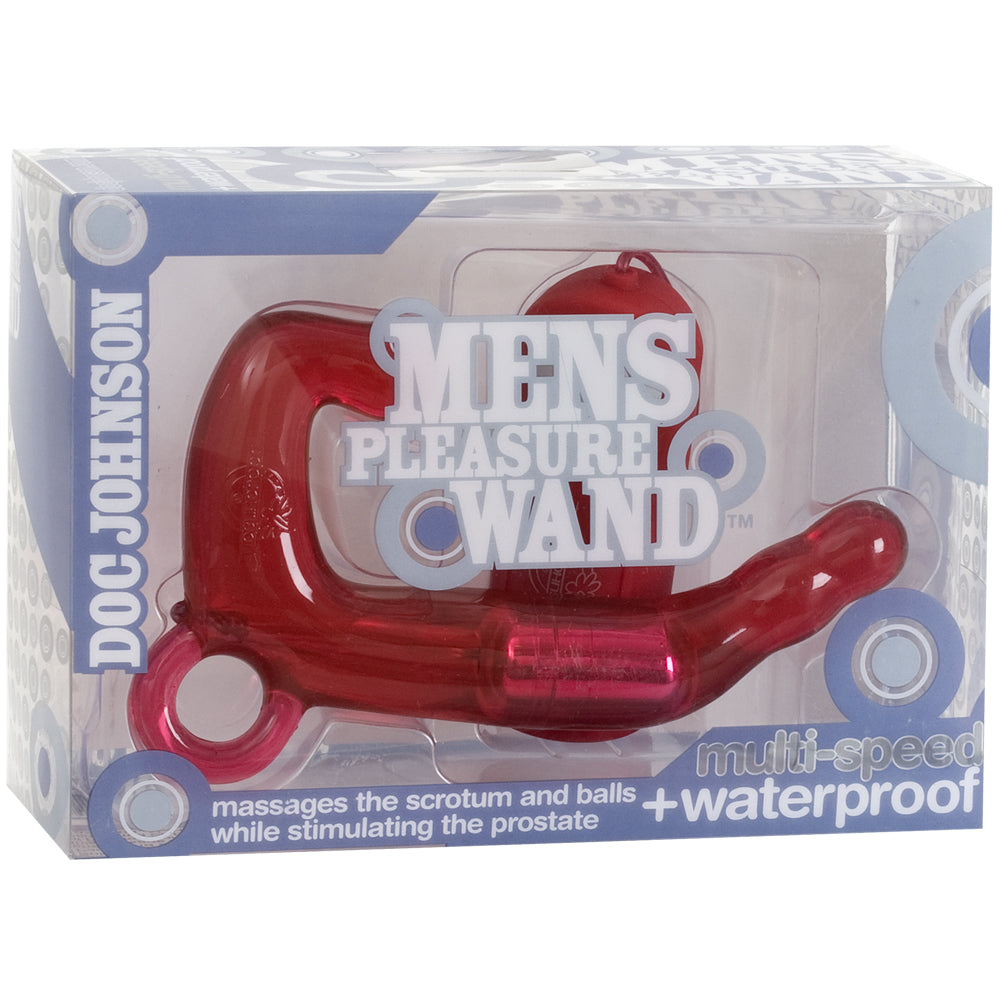 Men's Pleasure Wand Red | 782421642310 | Available at EroticWarehouse.com
