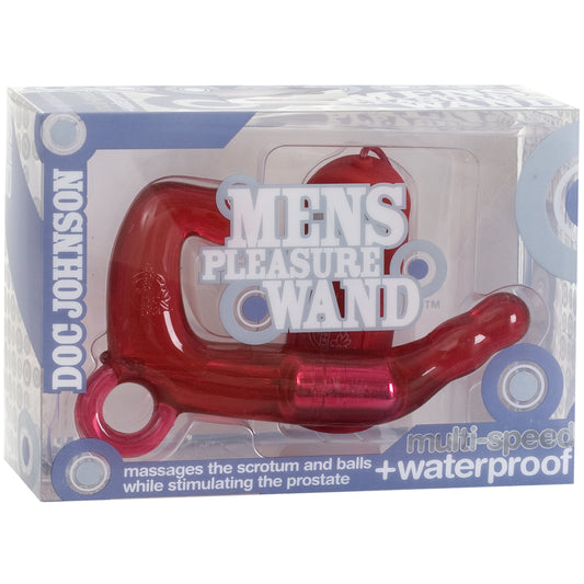 Men's Pleasure Wand Red | 782421642310 | Available at EroticWarehouse.com