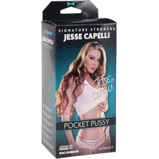 Signature Strokers Jesse Capelli Ultraskyn Pocket Pussy Vanilla | 782421670214 | Available at EroticWarehouse.com