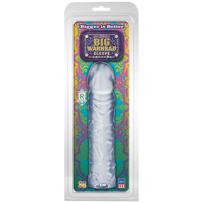 Big Warhead Sleeve Clear | 782421850814 | Available at EroticWarehouse.com