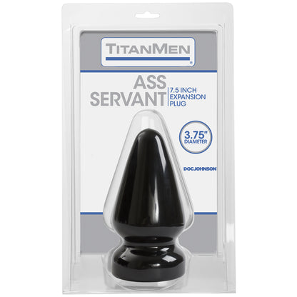 Titanmen - Ass Servant - 3.75" Black | 782421911119 | Available at EroticWarehouse.com